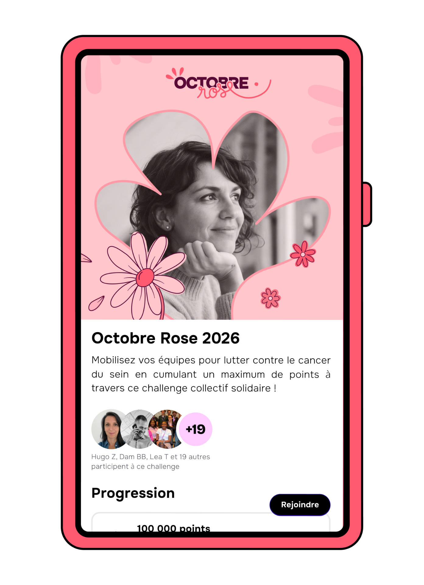 Application United Heroes — Octobre Rose 2026