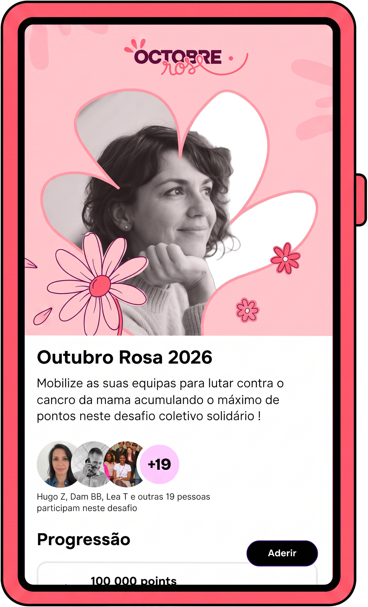 Aplicativo United Heroes — Outubro Rosa 2026